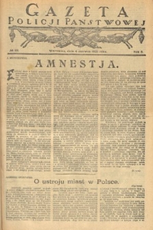 Gazeta Policji Państwowej. 1921, nr 23