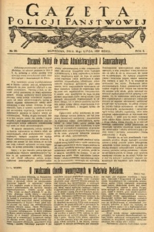 Gazeta Policji Państwowej. 1921, nr 29