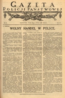 Gazeta Policji Państwowej. 1921, nr 31