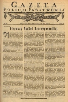 Gazeta Policji Państwowej. 1921, nr 32