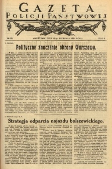 Gazeta Policji Państwowej. 1921, nr 33