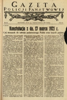 Gazeta Policji Państwowej. 1921, nr 40