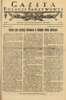 Gazeta Policji Państwowej. 1921, nr 42