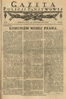 Gazeta Policji Państwowej. 1921, nr 46