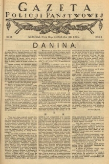 Gazeta Policji Państwowej. 1921, nr 48