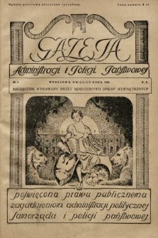 Gazeta Administracji i Policji Państwowej : miesięcznik wydawany przez Ministerstwo Spraw Wewnętrznych. 1928, nr 4