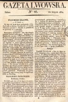 Gazeta Lwowska. 1832, nr 95