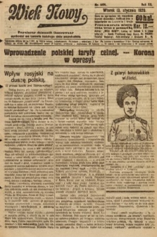 Wiek Nowy : popularny dziennik ilustrowany. 1920, nr 5591