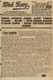 Wiek Nowy : popularny dziennik ilustrowany. 1920, nr 5592