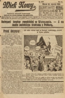 Wiek Nowy : popularny dziennik ilustrowany. 1920, nr 5597