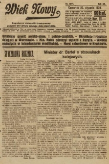 Wiek Nowy : popularny dziennik ilustrowany. 1920, nr 5599