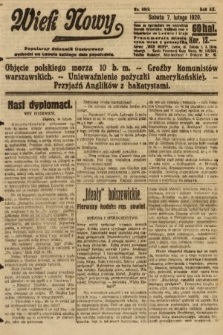 Wiek Nowy : popularny dziennik ilustrowany. 1920, nr 5612