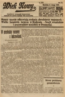Wiek Nowy : popularny dziennik ilustrowany. 1920, nr 5613
