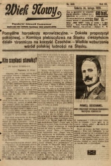 Wiek Nowy : popularny dziennik ilustrowany. 1920, nr 5618