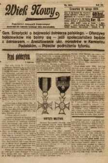 Wiek Nowy : popularny dziennik ilustrowany. 1920, nr 5622