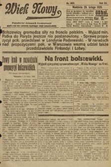 Wiek Nowy : popularny dziennik ilustrowany. 1920, nr 5631