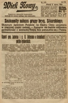 Wiek Nowy : popularny dziennik ilustrowany. 1920, nr 5638