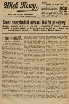 Wiek Nowy : popularny dziennik ilustrowany. 1920, nr 5650