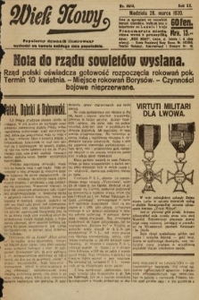 Wiek Nowy : popularny dziennik ilustrowany. 1920, nr 5654