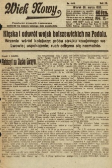 Wiek Nowy : popularny dziennik ilustrowany. 1920, nr 5655