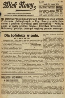Wiek Nowy : popularny dziennik ilustrowany. 1920, nr 5656