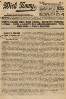 Wiek Nowy : popularny dziennik ilustrowany. 1920, nr 5601