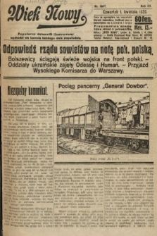 Wiek Nowy : popularny dziennik ilustrowany. 1920, nr 5657