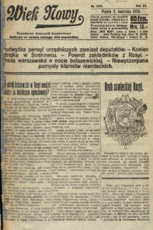 Wiek Nowy : popularny dziennik ilustrowany. 1920, nr 5658