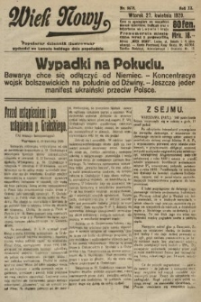 Wiek Nowy : popularny dziennik ilustrowany. 1920, nr 5678