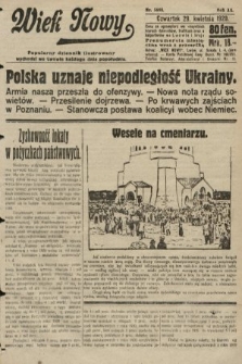 Wiek Nowy : popularny dziennik ilustrowany. 1920, nr 5680