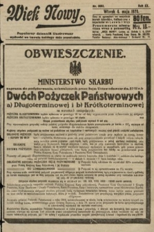 Wiek Nowy : popularny dziennik ilustrowany. 1920, nr 5683