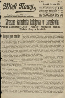 Wiek Nowy : popularny dziennik ilustrowany. 1920, nr 5696