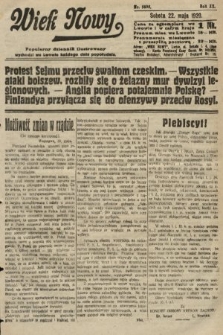 Wiek Nowy : popularny dziennik ilustrowany. 1920, nr 5698