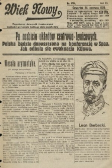 Wiek Nowy : popularny dziennik ilustrowany. 1920, nr 5724