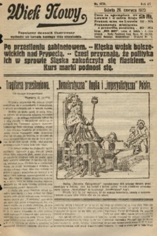 Wiek Nowy : popularny dziennik ilustrowany. 1920, nr 5726