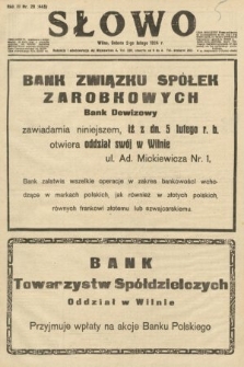 Słowo. 1924, nr 28