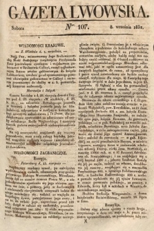 Gazeta Lwowska. 1832, nr 107