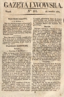 Gazeta Lwowska. 1832, nr 111