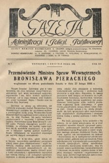 Gazeta Administracji i Policji Państwowej. 1933, nr 7