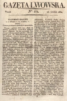 Gazeta Lwowska. 1832, nr 114