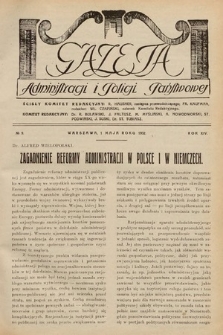 Gazeta Administracji i Policji Państwowej. 1932, nr 9