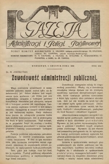 Gazeta Administracji i Policji Państwowej. 1932, nr 23