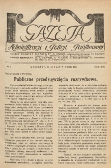 Gazeta Administracji i Policji Państwowej. 1935, nr 2