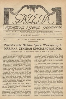 Gazeta Administracji i Policji Państwowej. 1935, nr 4