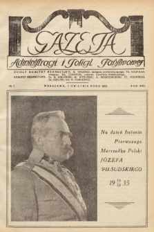 Gazeta Administracji i Policji Państwowej. 1935, nr 7