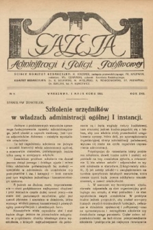 Gazeta Administracji i Policji Państwowej. 1935, nr 9