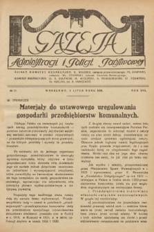 Gazeta Administracji i Policji Państwowej. 1935, nr 13
