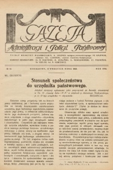 Gazeta Administracji i Policji Państwowej. 1935, nr 18