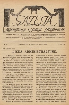 Gazeta Administracji i Policji Państwowej. 1935, nr 23