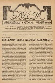 Gazeta Administracji i Policji Państwowej. 1935, nr 24